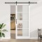 Ușă glisantă Manual ORKDAL Alb 93 x 232 cm Lemn și metal