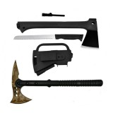 Set Topor multifunctional si Topor Desert Camo, DEPOX&reg; , negru, 39 cm