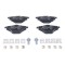 Set placute frana spate ATE Citroen C4 Grand Picasso II 2013- C4 Picasso II 2013- C4 Spacetourer 2018- C5 Aircross 2018- Grand C4 Spacetourer; DS7; O