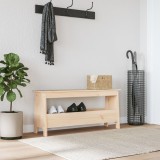 vidaXL Bancă de hol, 100x28x45 cm, lemn masiv de pin