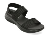 Cumpara ieftin Sandale SKECHERS negre, KZULTRA FLEX 3.0, din material textil