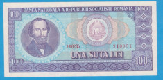 (13) BANCNOTA ROMANIA - 100 LEI 1966, PORTRET NICOLAE BALCESCU.STARE FOARTE BUNA foto