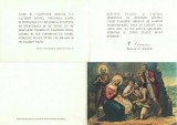 A4603N Visarion, Episcopul Aradului, felicitare de Crăciun, anii 1970