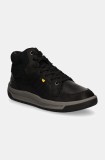 Caterpillar sneakers din piele APA CUSH MID culoarea negru, P725848