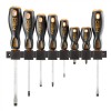 Set Surubelnite 8 Bucati NEO 04-207 Otel S2 Magnetic, Maner Ergonomic Triunghiular