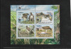 Guinea 2013-WWF,Fauna,Pasari,Vultur Martial,Serie 4 val.in bloc,Mi.9865-9868KB I, Nestampilat
