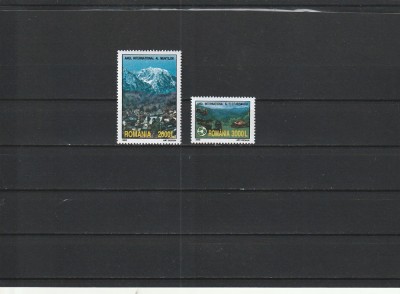 ROMANIA 2002 LP 1587 ANUL ECOTURISMULUI SERIE MNH NESTAMPILATA foto
