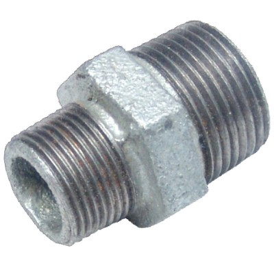 Niplu redus din zinc pentru apa, 1&amp;quot;1/2 x 1/2&amp;quot; foto