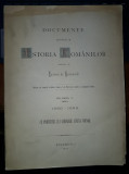 Eudoxiu de Hurmuzaki-Documente privitoare la istoria romanilor,vol.5 partea I