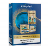 Pachet Hyaluronic Gold cremă&nbsp;de zi + ser, 50 ml + 30 ml, Elmiplant