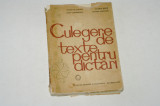 Culegere de texte pentru dictari - Blajovici - Comanescu - Botis - Macovei 1969