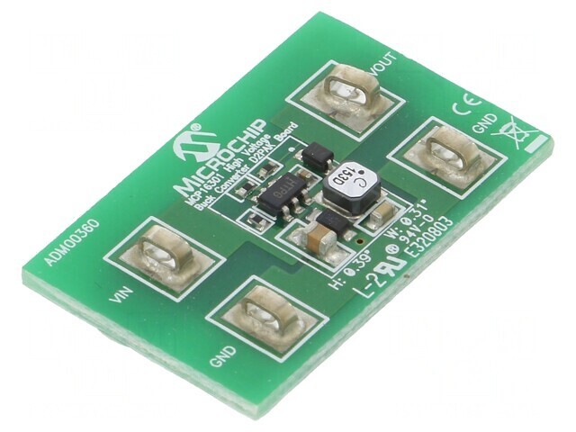 Microchip MCP16301 Adaptor DC/DC Kit Dezvoltare ADM00360