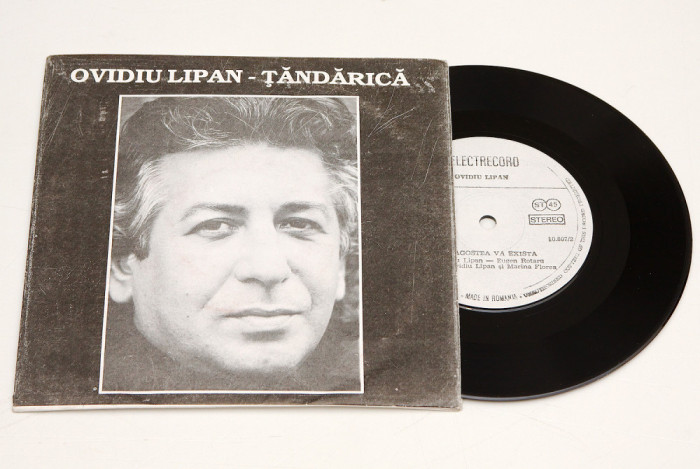 Ovidiu Lipan &ndash; Țăndărică - disc vinyl vinil mic 7&quot;