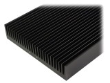 Radiator extrudat cu aripioare neagră 1000mm x 250mm FISCHER ELEKTRONIK