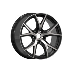 Set jante aliaj PDW 18x7 5x112 ET35 negru polish, CB 66.6, L85153F07