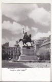 bnk cp Bucuresti - Piata Universitatii - Statuia lui Mihai Viteazul - circulata