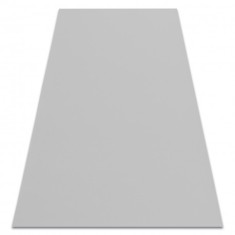 Covor anti-alunecare RUMBA 1719 o singură culoare gri deschis, 200x600 cm
