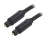 Cablu optic Toslink Vention, conectori auriti, negru, 5m