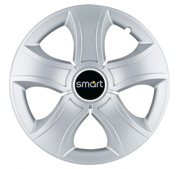 Set 4 Capace Roti Bis Gri R14, pentru Smart