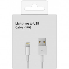 Cablu de date si incarcare USB to Lightning pentru Apple iPhone 5/6/7/8/X/XS/XSMAX/XR, 2M, Blister