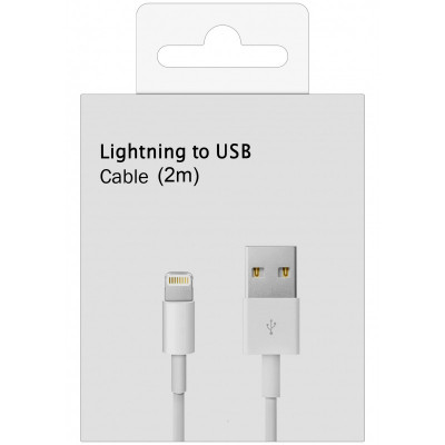 Cablu de date si incarcare USB to Lightning pentru Apple iPhone 5/6/7/8/X/XS/XSMAX/XR, 2M, Blister foto