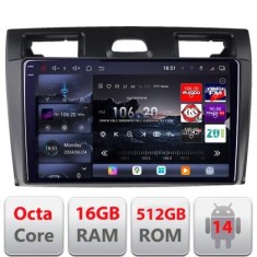 Navigatie Ford Fiesta MK5 2002-2008 Android radio gps internet 8 core QLED 2K 16+512 360 Edotec CarStore Technology