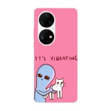 Husa compatibila cu Huawei Nova 8i model Alien first contact, Silicon, TPU, Viceversa, Transparent, Carcasa