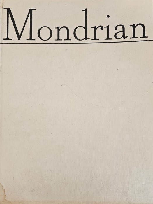 Victor Ieronim Stoichiță, Mondrian, 1979, Clasicii picturii universale