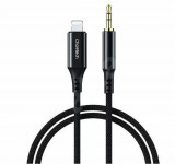 Cablu audio jack 3.5mm la Apple Lightning T-T 1m, AUX007, Oem