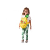 Costum carnaval ananas petru copii, varsta 3-4 ani (98/104 cm)