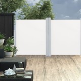 Cumpara ieftin Copertină laterală retractabilă, crem, 140x600 cm