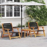 VidaXL Masă laterală 45 x 45 x 40 cm, din lemn masiv de acacia