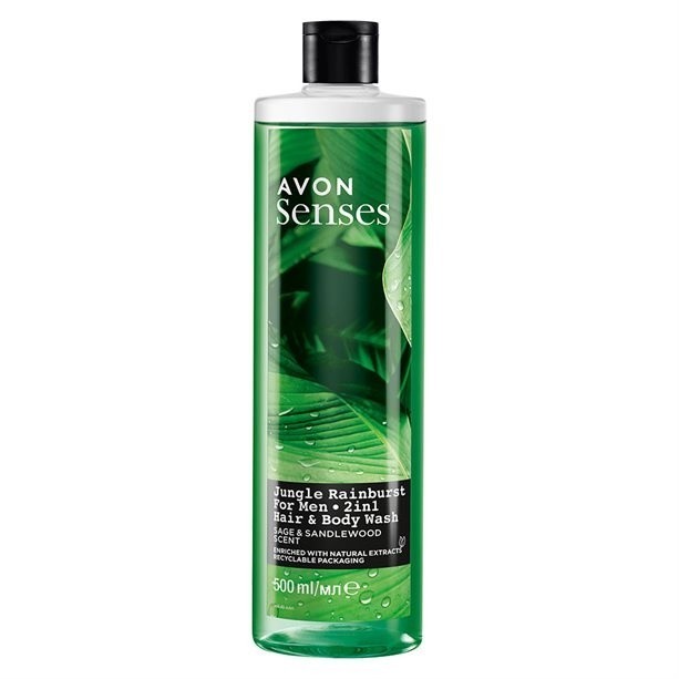 Gel de duș pentru păr și corp Jungle Rainburst pentru El &ndash; Revigorare și