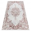 Covor ALLURE 1961 Ornament, cadru - Structural, elegant, glamour alb / roz, 280x370 cm