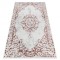 Covor ALLURE 1961 Ornament, cadru - Structural, elegant, glamour alb / roz, 280x370 cm