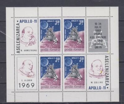 M1 TX2 6 - 1969 - Apollo 11 - in bloc de patru foto