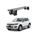 Bare transversale aluminiu Oem pentru Volkswagen Touareg II 7P (2010-2013) plafon neted, sarcina 75kg, antifurt