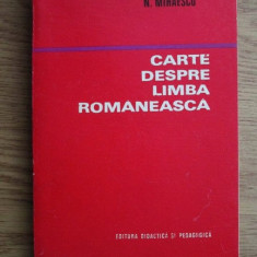 Nicolae Mihaescu - Cartea despre limba romaneasca