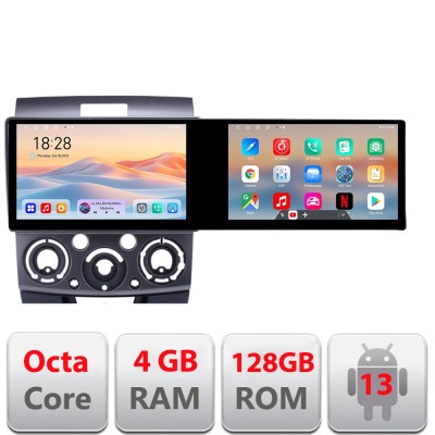 Navigatie Ford Ranger Mazda BT50 2007-2012 Kit-RANGER Edotec 2 ecrane 8 core 4+128 21.6 inch Incell android Wifi 5Ghz gps internet v1 CarStore Technol foto