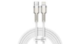 Baseus Cafule Cablu de &icirc;ncărcare USB C - Lightning, PD, 20W, 2m (alb)