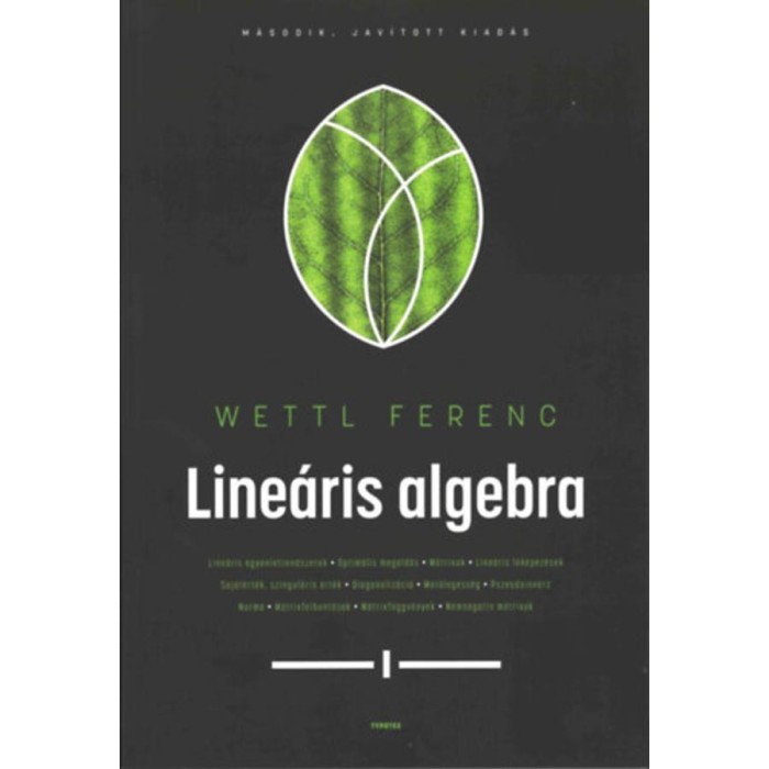 Line&aacute;ris algebra - Wettl Ferenc
