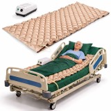 Saltea Antiescara cu Compresor si Presiune Alternativa, Linomag&reg;, Nivel Presiune Ajustabil, Pentru Ingrijire la Domiciliu sau la Spital, 190x90cm, Bej