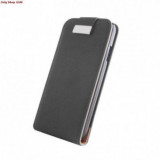 Husa Piele Neagra Tip Carte Samsung Galaxy Ace 2 i8160 Slim Flip