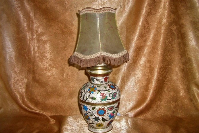 Veioza Cloisonne, alama, email, colectie, cadou, vintage