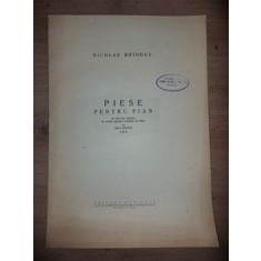 Piese pentru pian- Nicolae Brindus