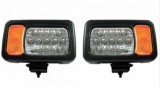 Set de faruri LED cu semnalizator tractor,excavator,plug de zăpadă HAL111+112