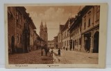 SIBIU , FLEISCHERGASSE ( ACTUALA STRADA A MITROPOLIEI ) , CARTE POSTALA , 1929