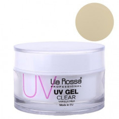 Gel UV Unghii Lila Rossa Professional Clear Vanilla Milk 50g E1024 foto