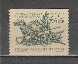 Suedia.1978 100 ani Universitatea Stockholm KS.197 foto