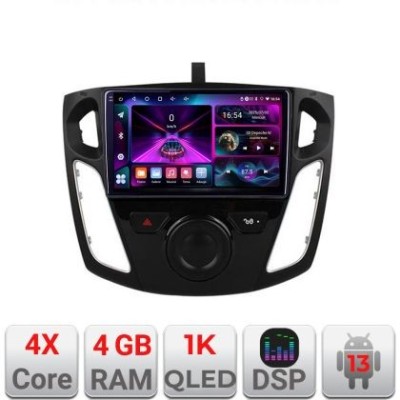 Navigatie Ford Focus 3 A-150 4+64 InCell Display 1K Android Waze USB Navigatie Internet Youtube Radio CarStore Technology foto